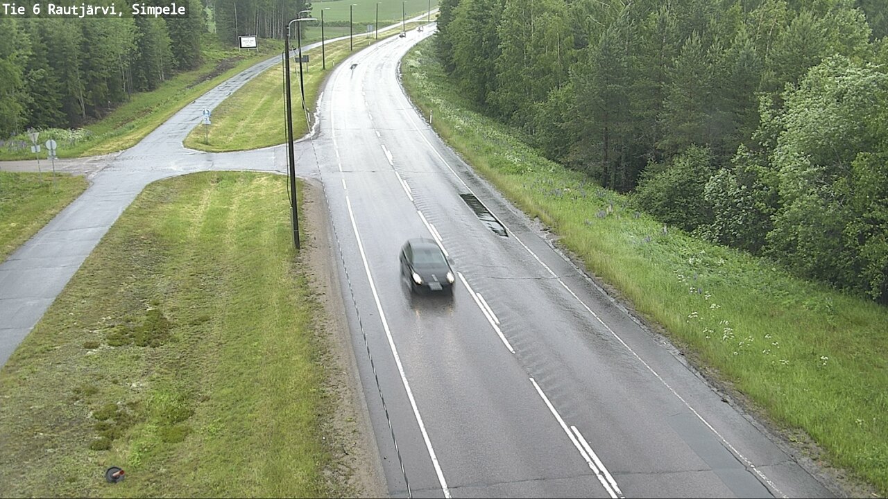 Kelikamerat Kuva Tie 6 Rautjärvi, Simpele, Rautjärvi, Etelä-Karjala