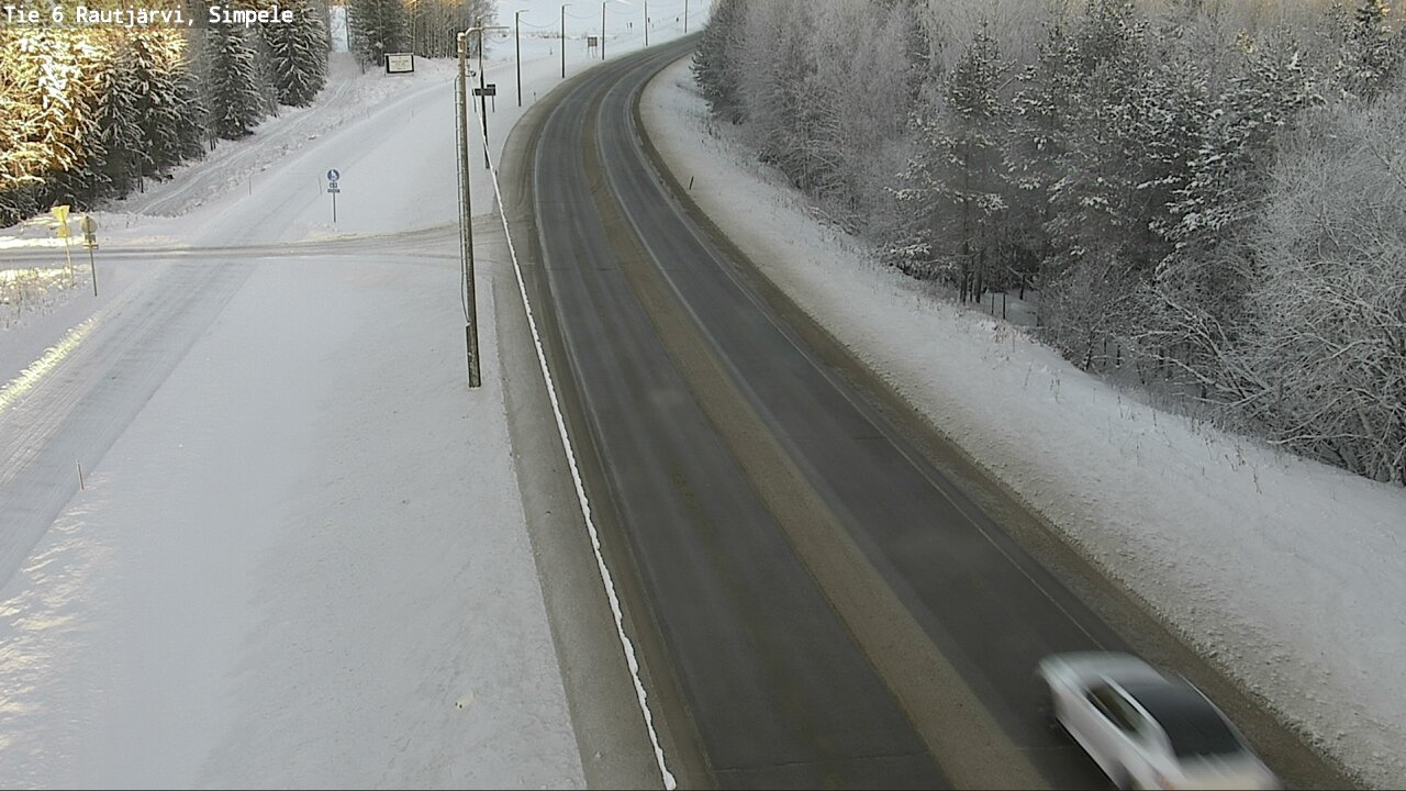 Kelikamerat Kuva Tie 6 Rautjärvi, Simpele, Rautjärvi, Etelä-Karjala