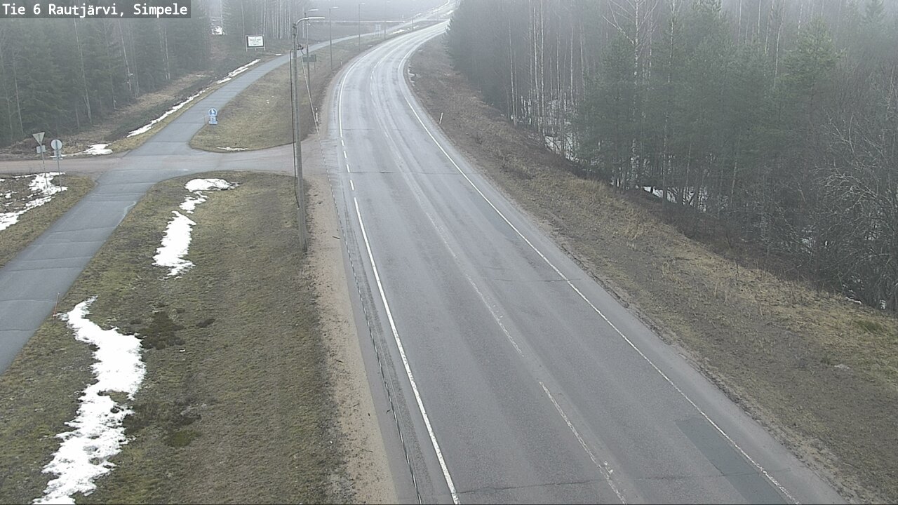 Kelikamerat Kuva Tie 6 Rautjärvi, Simpele, Rautjärvi, Etelä-Karjala