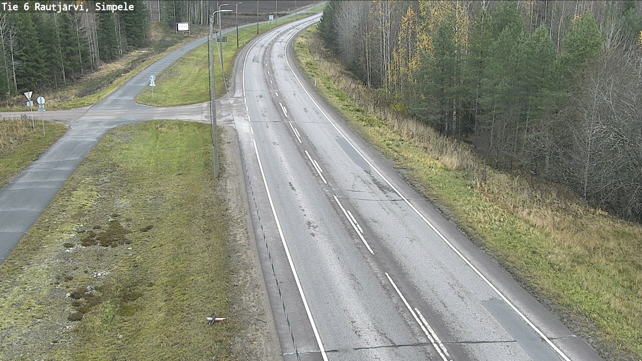 Kelikamerat Kuva Tie 6 Rautjärvi, Simpele, Rautjärvi, Etelä-Karjala