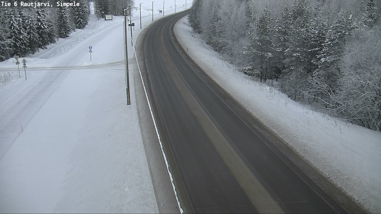 Kelikamerat Kuva Tie 6 Rautjärvi, Simpele, Rautjärvi, Etelä-Karjala