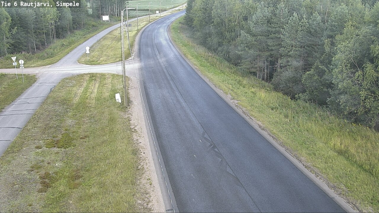 Kelikamerat Kuva Tie 6 Rautjärvi, Simpele, Rautjärvi, Etelä-Karjala