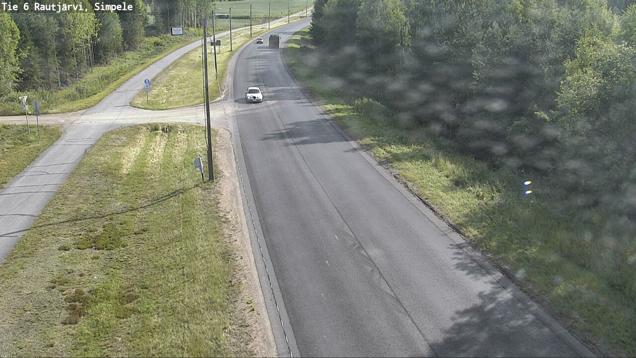 Kelikamerat Kuva Tie 6 Rautjärvi, Simpele, Rautjärvi, Etelä-Karjala