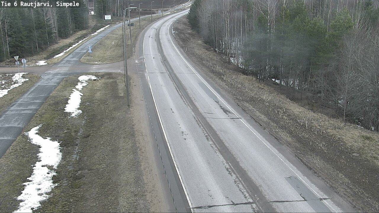 Kelikamerat Kuva Tie 6 Rautjärvi, Simpele, Rautjärvi, Etelä-Karjala