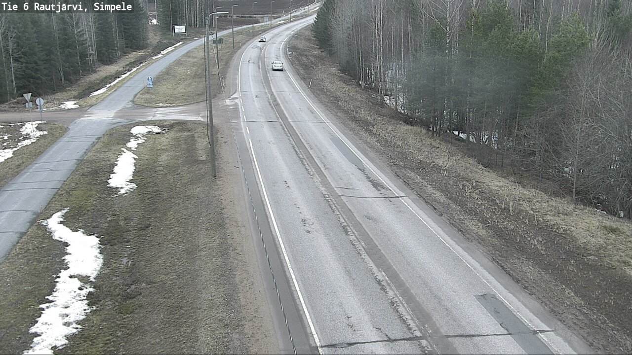 Kelikamerat Kuva Tie 6 Rautjärvi, Simpele, Rautjärvi, Etelä-Karjala