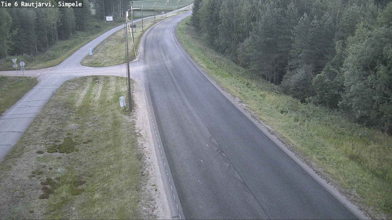 Kelikamerat Kuva Tie 6 Rautjärvi, Simpele, Rautjärvi, Etelä-Karjala