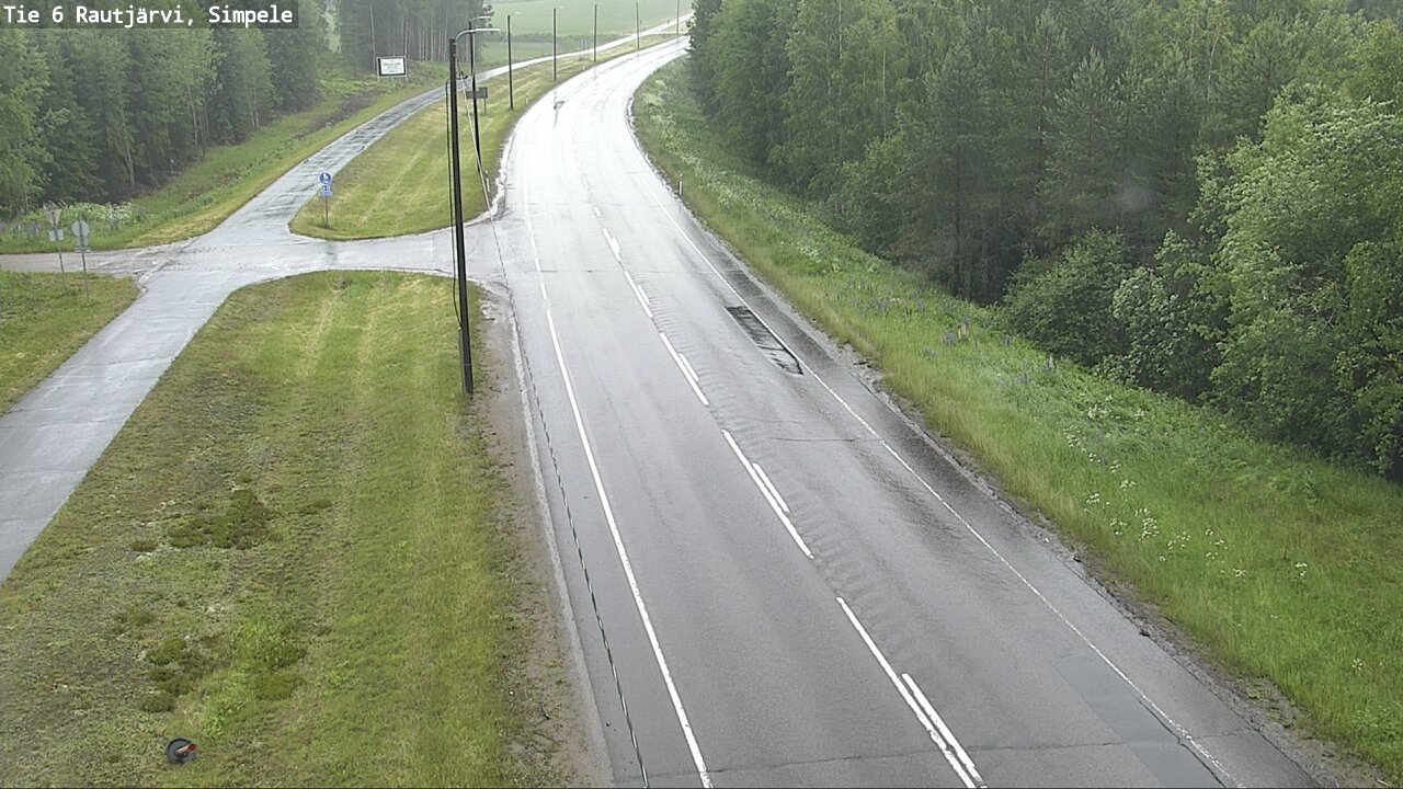 Kelikamerat Kuva Tie 6 Rautjärvi, Simpele, Rautjärvi, Etelä-Karjala