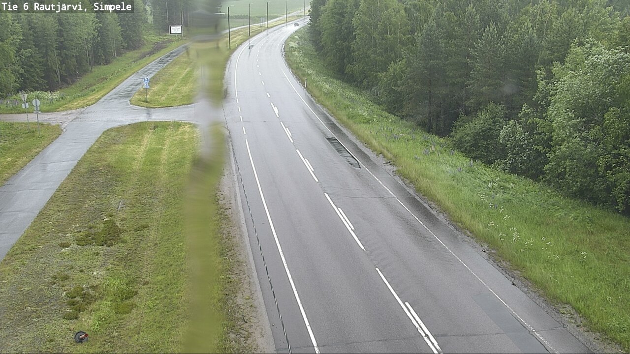 Weather Camera Image Road 6 Rautjärvi, Simpele, Rautjärvi, Etelä-Karjala