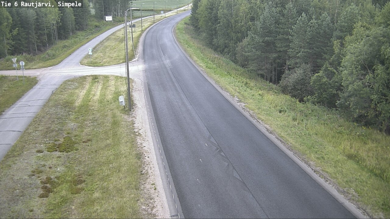 Kelikamerat Kuva Tie 6 Rautjärvi, Simpele, Rautjärvi, Etelä-Karjala