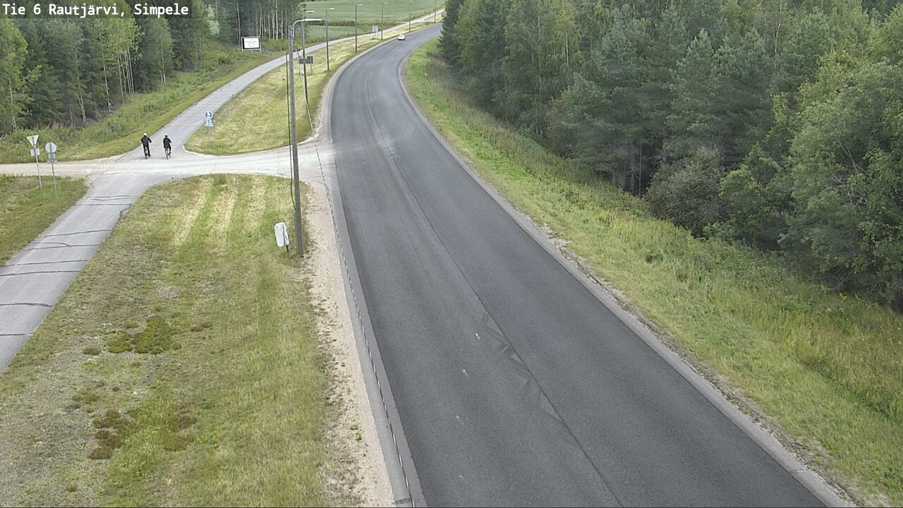 Weather Camera Image Road 6 Rautjärvi, Simpele, Rautjärvi, Etelä-Karjala