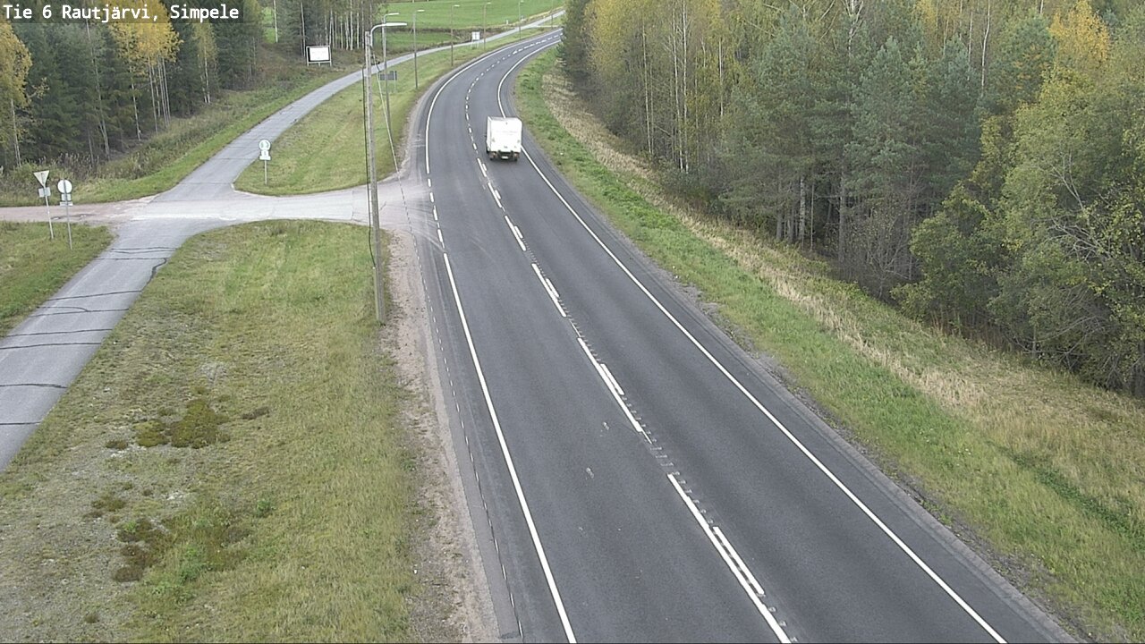 Kelikamerat Kuva Tie 6 Rautjärvi, Simpele, Rautjärvi, Etelä-Karjala