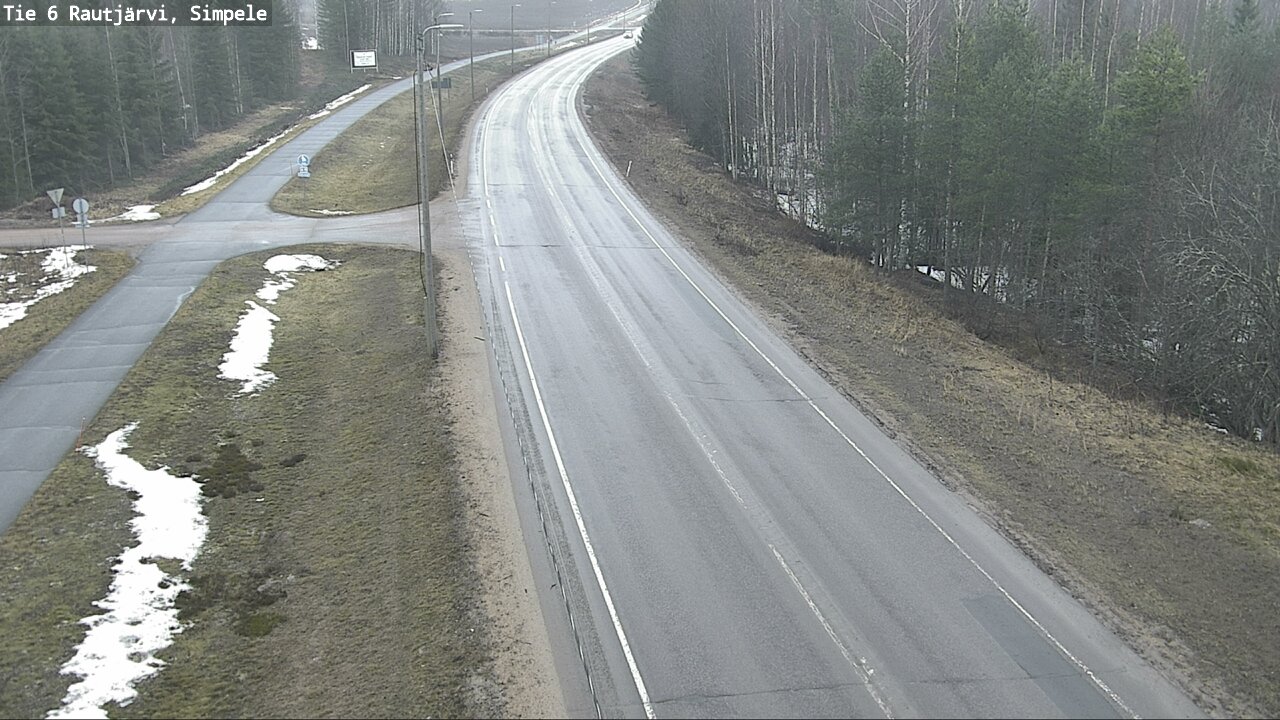 Kelikamerat Kuva Tie 6 Rautjärvi, Simpele, Rautjärvi, Etelä-Karjala