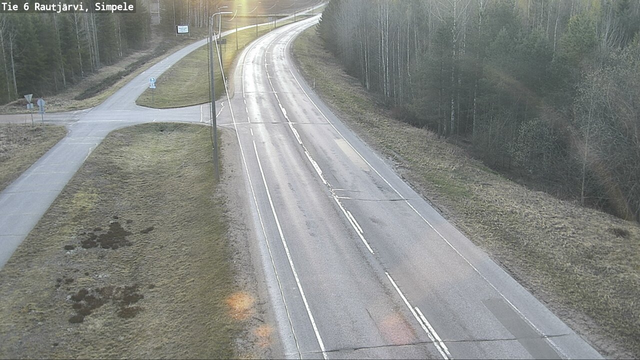 Kelikamerat Kuva Tie 6 Rautjärvi, Simpele, Rautjärvi, Etelä-Karjala