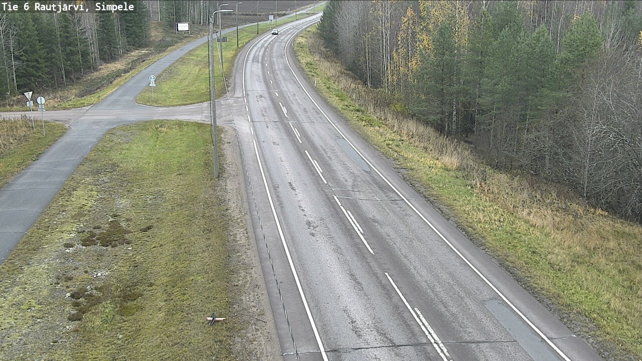 Kelikamerat Kuva Tie 6 Rautjärvi, Simpele, Rautjärvi, Etelä-Karjala