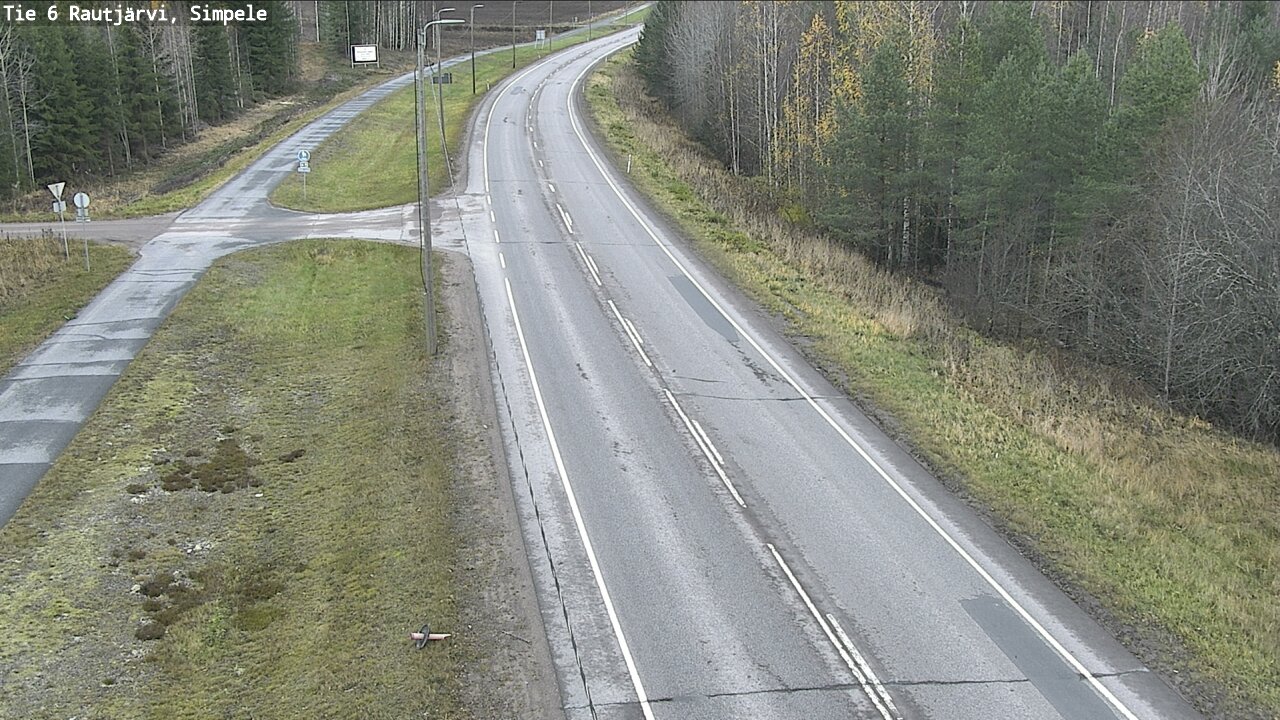 Kelikamerat Kuva Tie 6 Rautjärvi, Simpele, Rautjärvi, Etelä-Karjala
