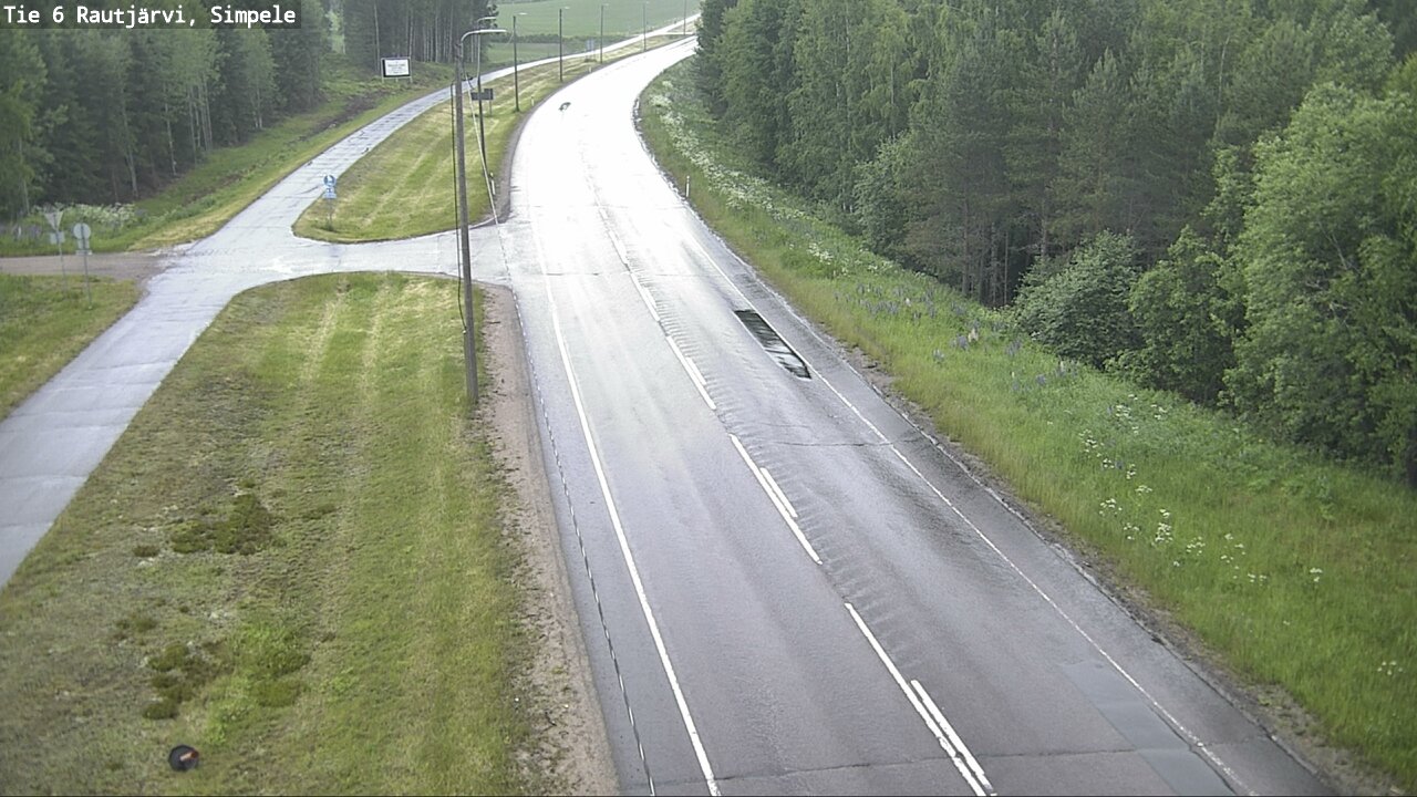 Kelikamerat Kuva Tie 6 Rautjärvi, Simpele, Rautjärvi, Etelä-Karjala