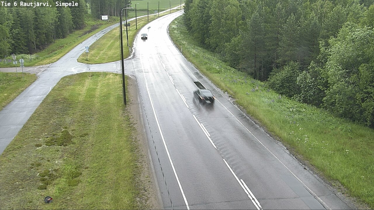 Kelikamerat Kuva Tie 6 Rautjärvi, Simpele, Rautjärvi, Etelä-Karjala