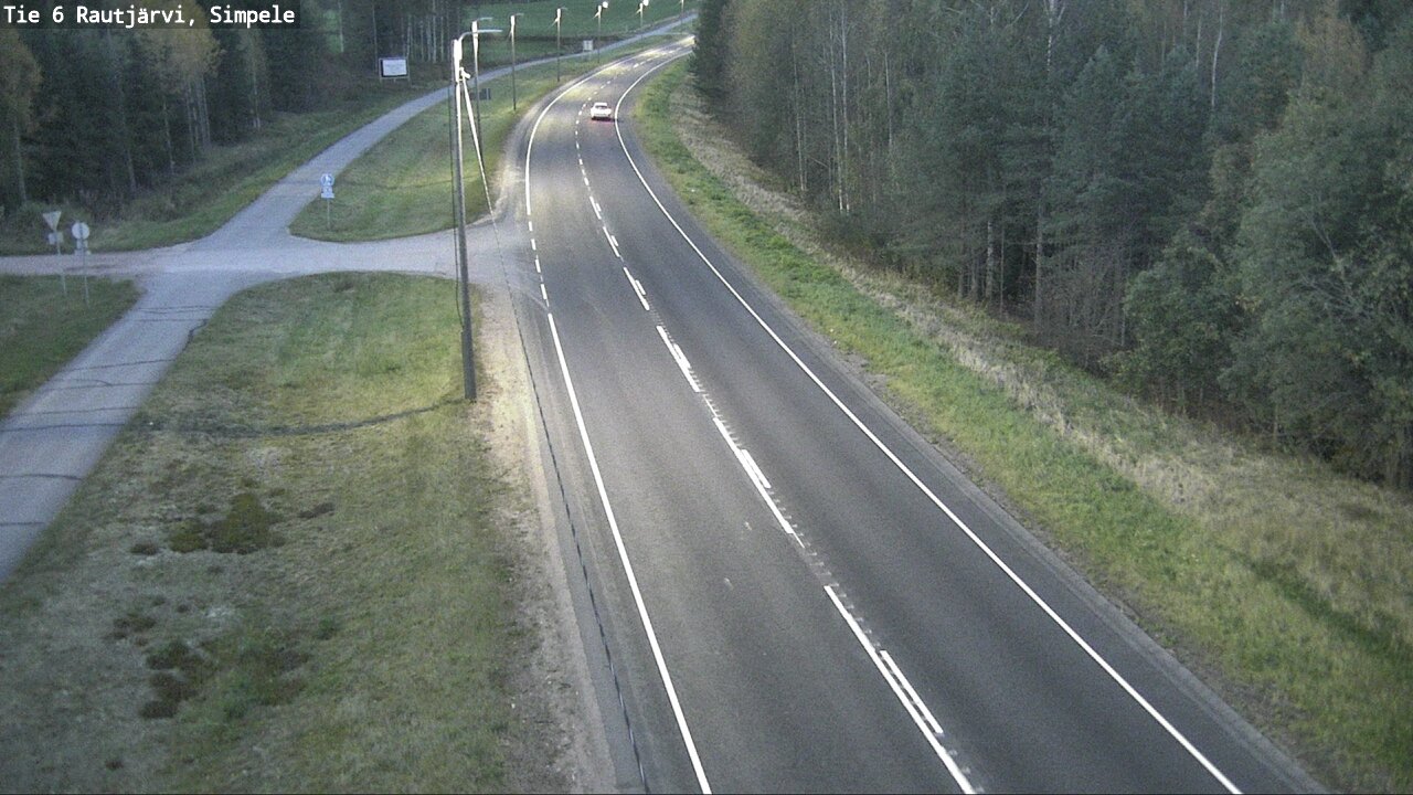 Kelikamerat Kuva Tie 6 Rautjärvi, Simpele, Rautjärvi, Etelä-Karjala