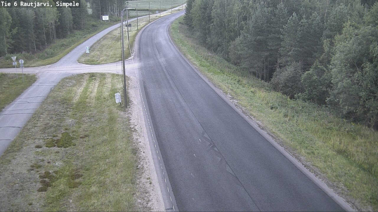 Kelikamerat Kuva Tie 6 Rautjärvi, Simpele, Rautjärvi, Etelä-Karjala