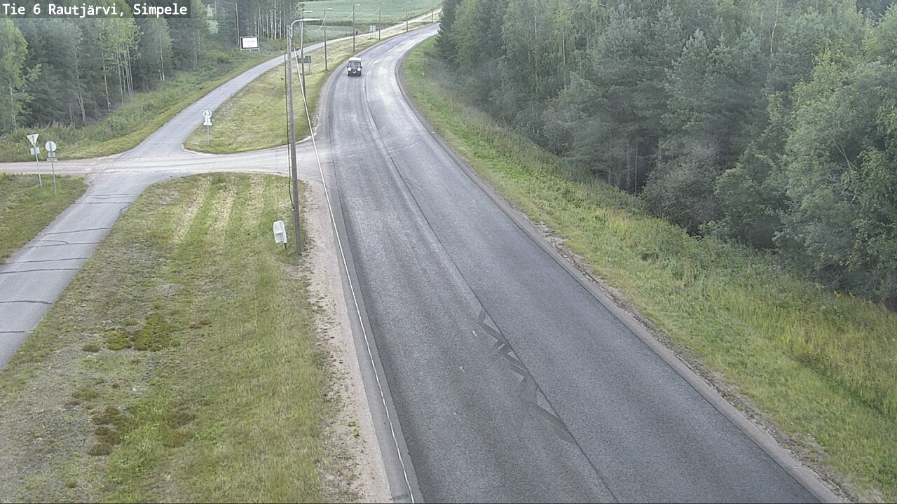 Kelikamerat Kuva Tie 6 Rautjärvi, Simpele, Rautjärvi, Etelä-Karjala