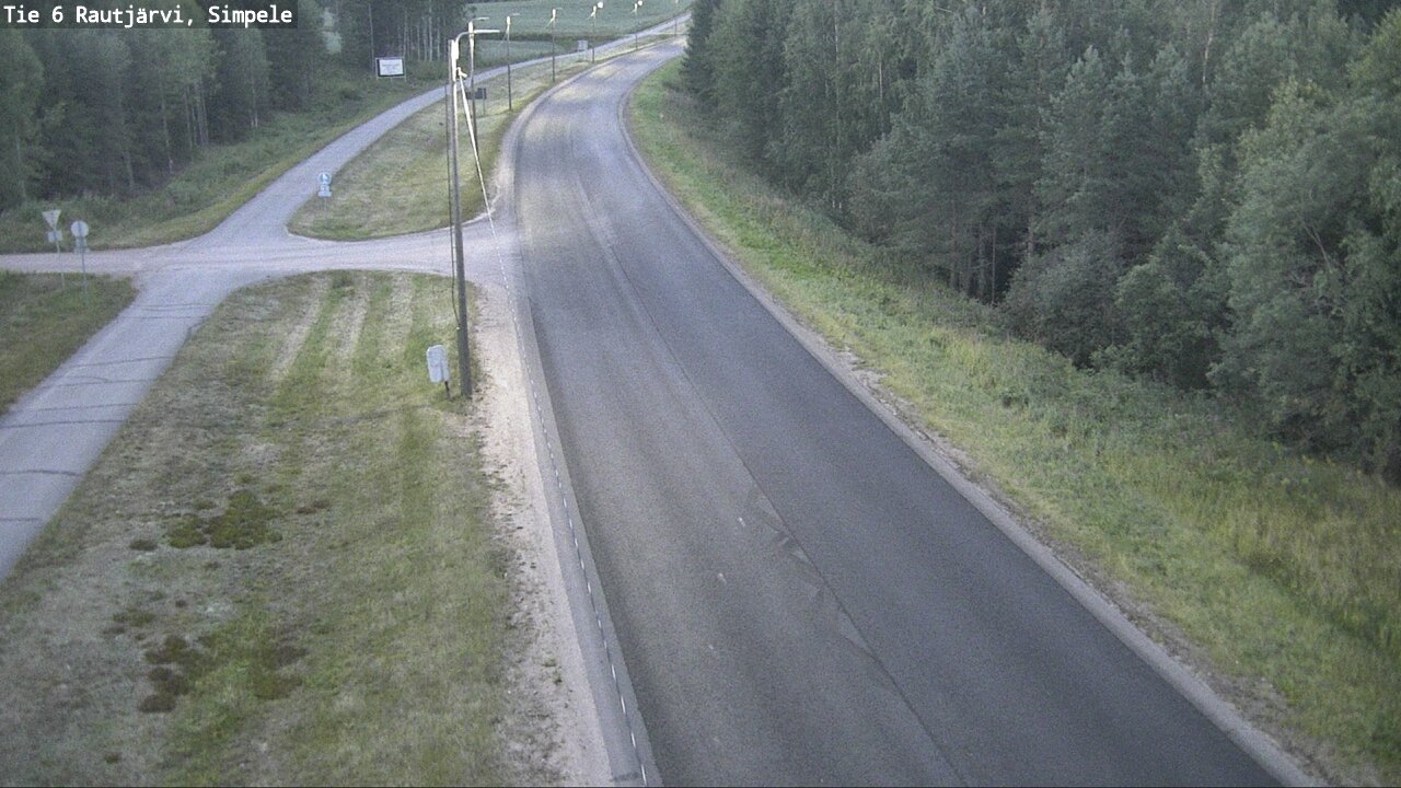 Kelikamerat Kuva Tie 6 Rautjärvi, Simpele, Rautjärvi, Etelä-Karjala