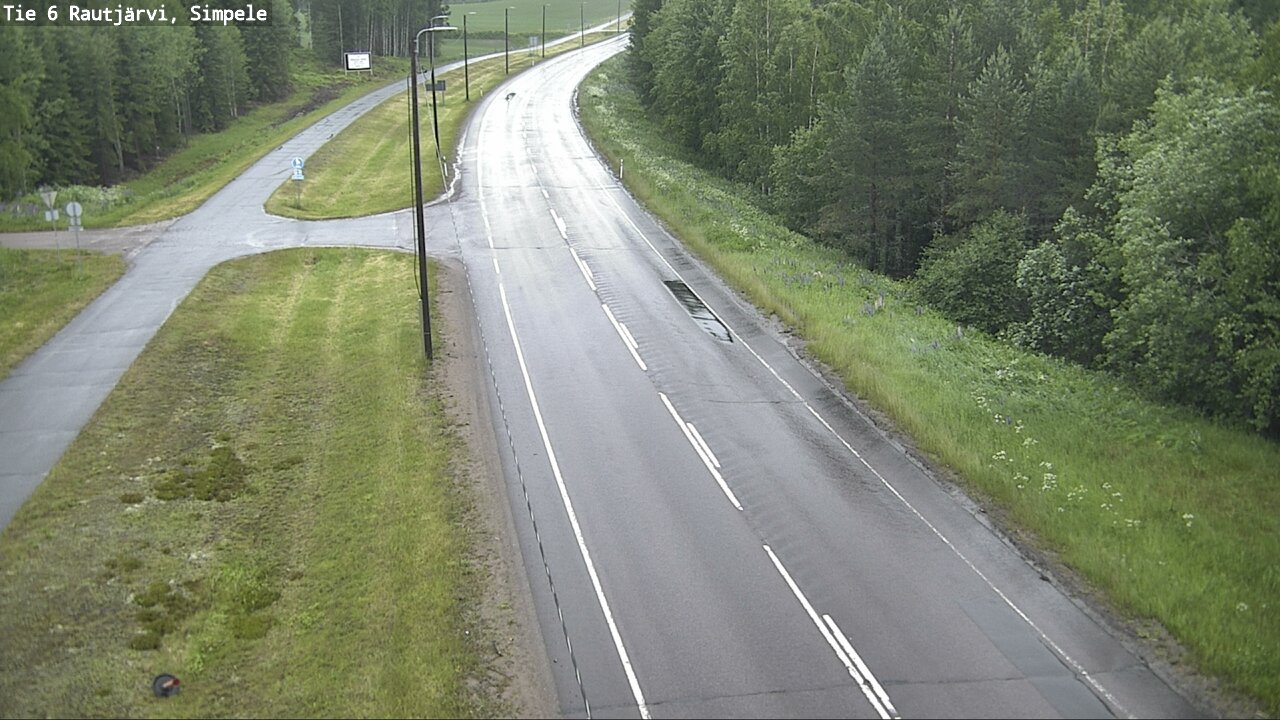Kelikamerat Kuva Tie 6 Rautjärvi, Simpele, Rautjärvi, Etelä-Karjala