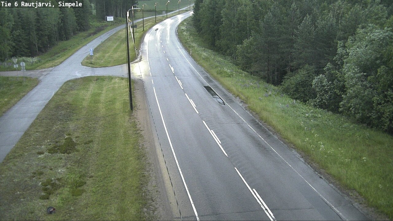 Kelikamerat Kuva Tie 6 Rautjärvi, Simpele, Rautjärvi, Etelä-Karjala