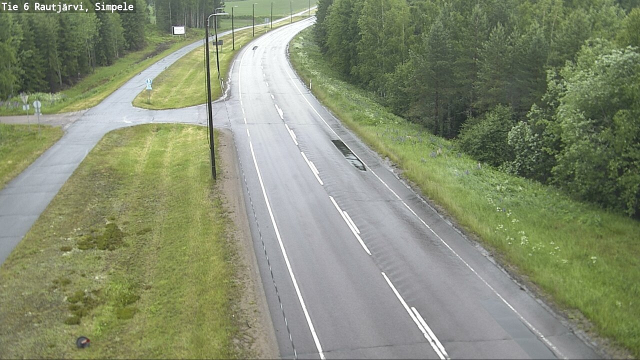 Kelikamerat Kuva Tie 6 Rautjärvi, Simpele, Rautjärvi, Etelä-Karjala