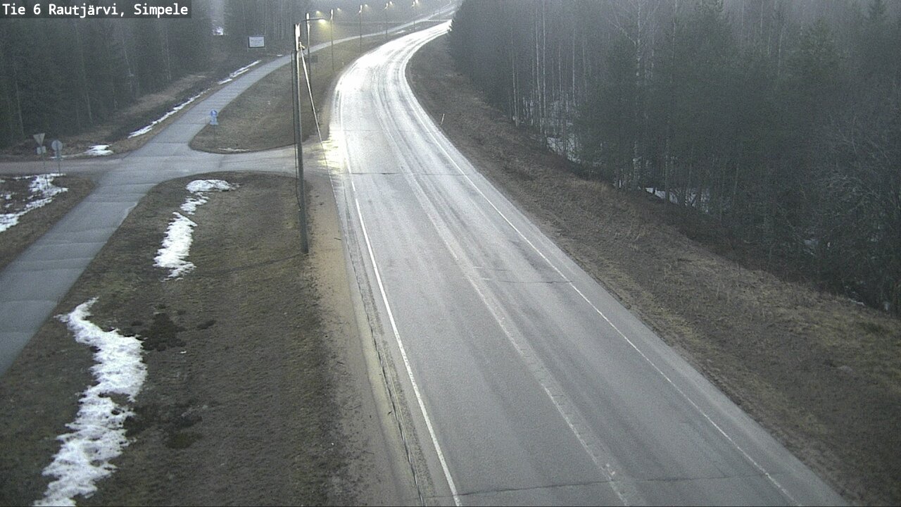 Kelikamerat Kuva Tie 6 Rautjärvi, Simpele, Rautjärvi, Etelä-Karjala