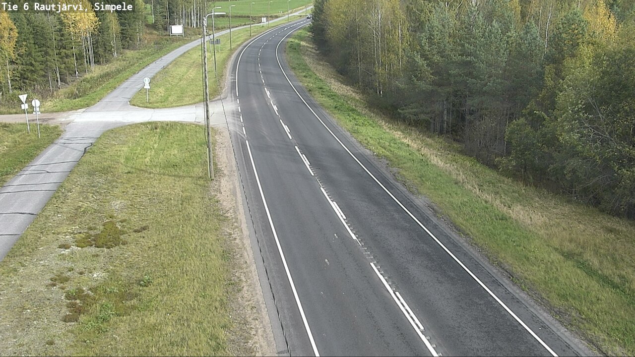Kelikamerat Kuva Tie 6 Rautjärvi, Simpele, Rautjärvi, Etelä-Karjala