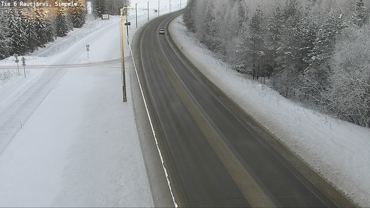 Kelikamerat Kuva Tie 6 Rautjärvi, Simpele, Rautjärvi, Etelä-Karjala