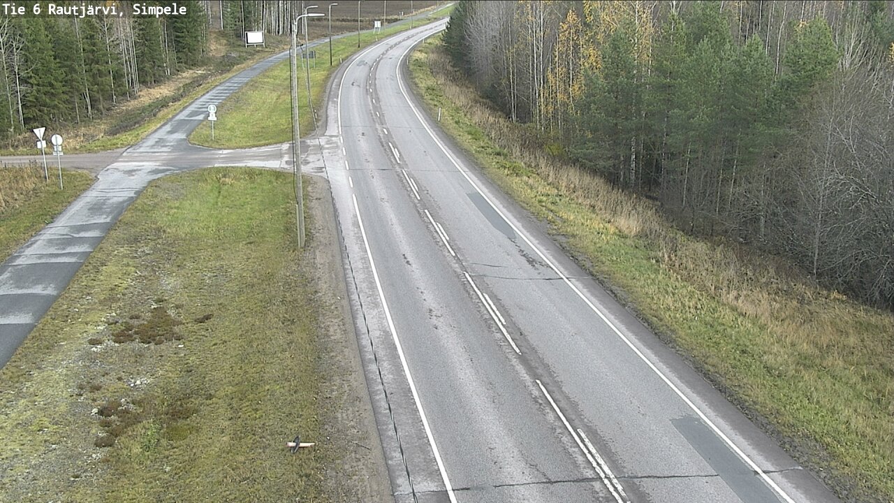 Kelikamerat Kuva Tie 6 Rautjärvi, Simpele, Rautjärvi, Etelä-Karjala