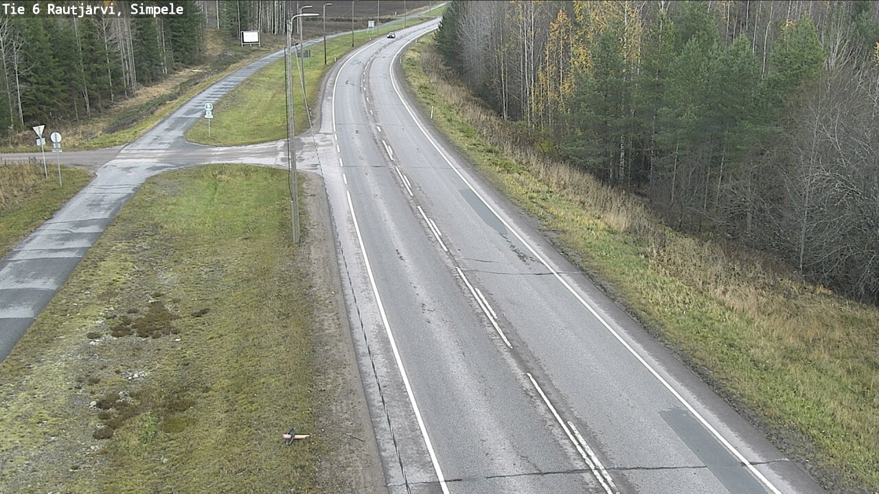 Kelikamerat Kuva Tie 6 Rautjärvi, Simpele, Rautjärvi, Etelä-Karjala