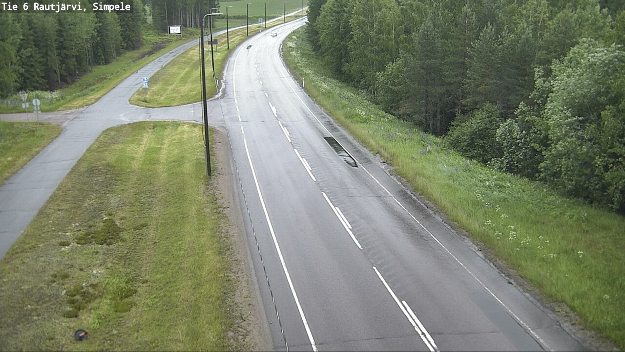 Kelikamerat Kuva Tie 6 Rautjärvi, Simpele, Rautjärvi, Etelä-Karjala