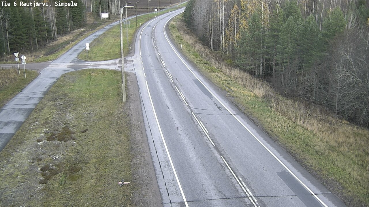 Kelikamerat Kuva Tie 6 Rautjärvi, Simpele, Rautjärvi, Etelä-Karjala