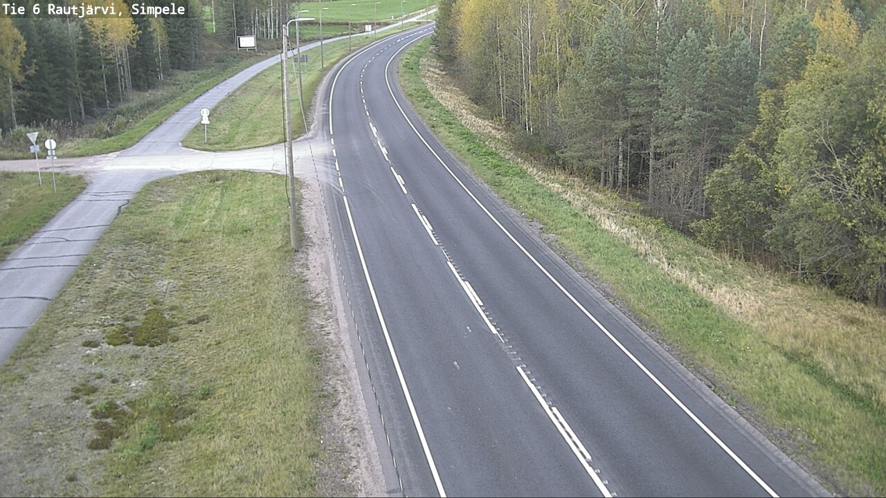 Kelikamerat Kuva Tie 6 Rautjärvi, Simpele, Rautjärvi, Etelä-Karjala