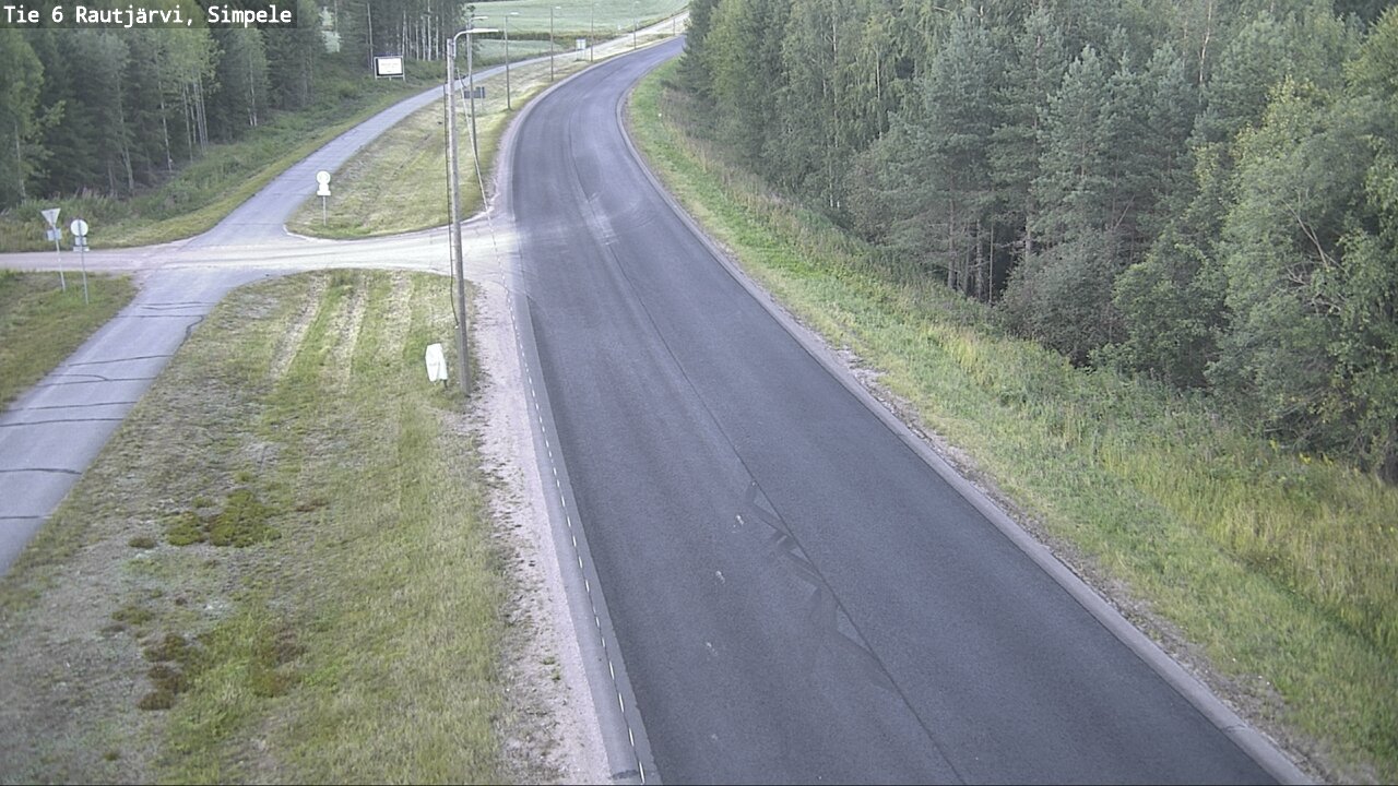Kelikamerat Kuva Tie 6 Rautjärvi, Simpele, Rautjärvi, Etelä-Karjala