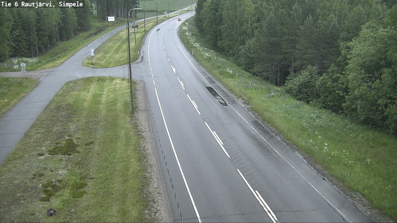 Kelikamerat Kuva Tie 6 Rautjärvi, Simpele, Rautjärvi, Etelä-Karjala