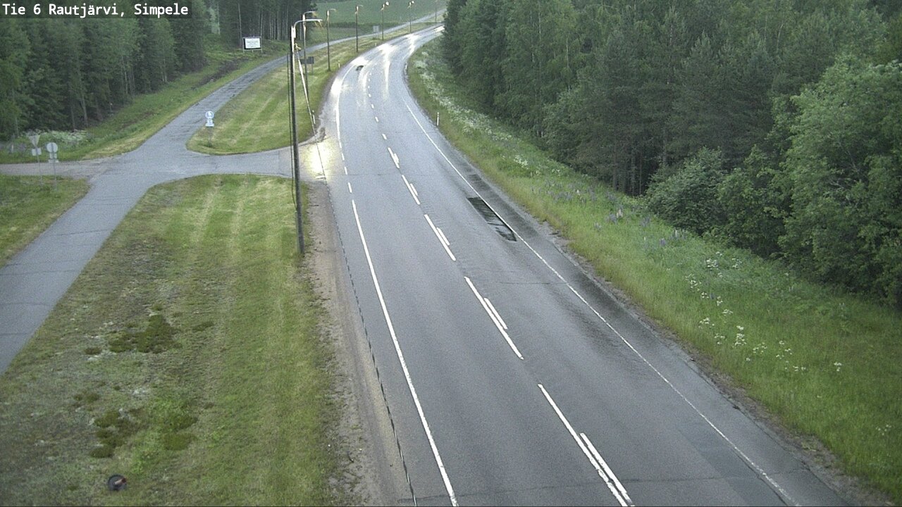 Kelikamerat Kuva Tie 6 Rautjärvi, Simpele, Rautjärvi, Etelä-Karjala