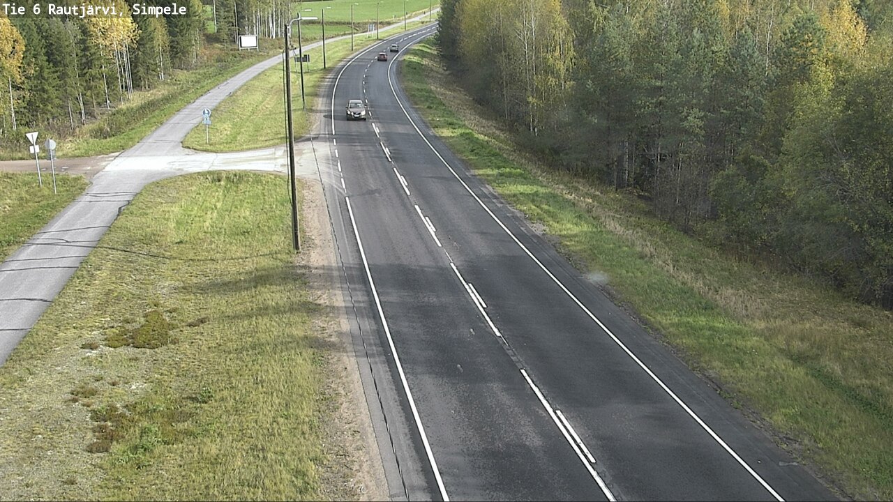 Kelikamerat Kuva Tie 6 Rautjärvi, Simpele, Rautjärvi, Etelä-Karjala