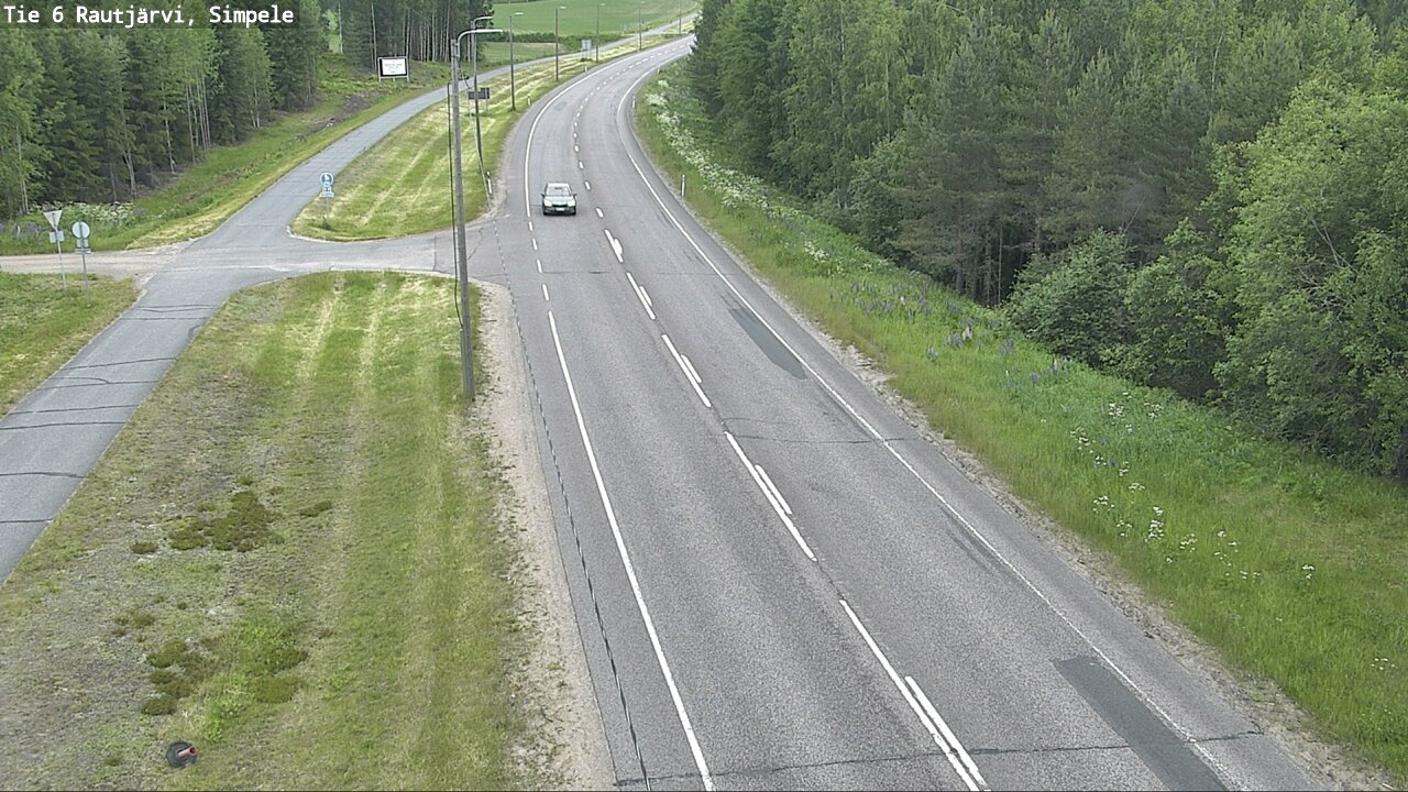 Kelikamerat Kuva Tie 6 Rautjärvi, Simpele, Rautjärvi, Etelä-Karjala