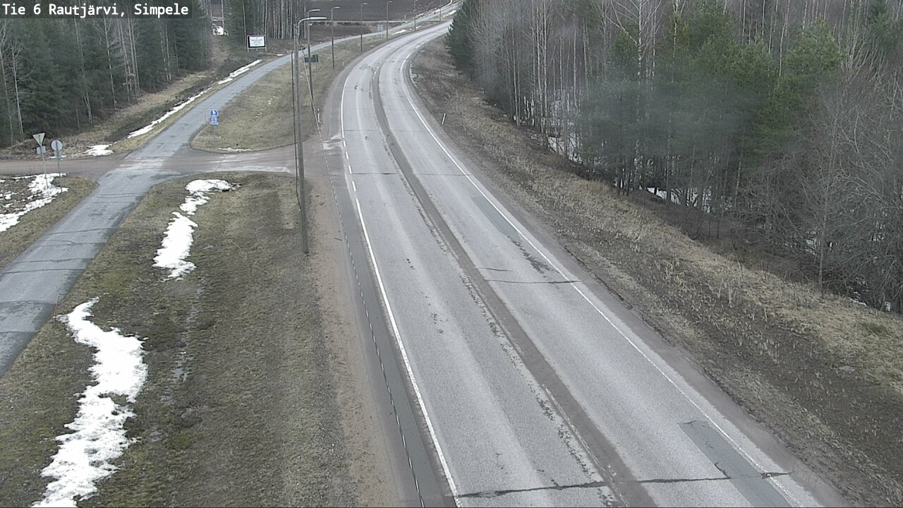 Kelikamerat Kuva Tie 6 Rautjärvi, Simpele, Rautjärvi, Etelä-Karjala