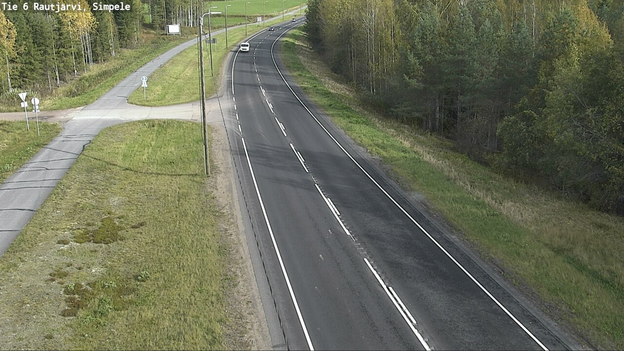 Kelikamerat Kuva Tie 6 Rautjärvi, Simpele, Rautjärvi, Etelä-Karjala