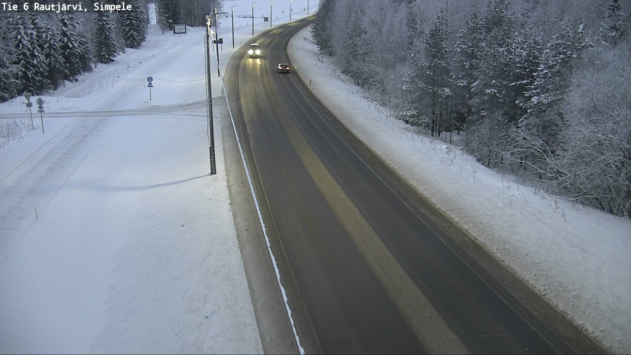 Kelikamerat Kuva Tie 6 Rautjärvi, Simpele, Rautjärvi, Etelä-Karjala