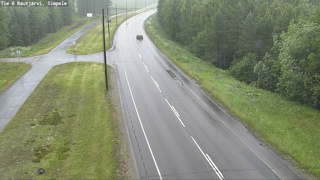 Kelikamerat Kuva Tie 6 Rautjärvi, Simpele, Rautjärvi, Etelä-Karjala