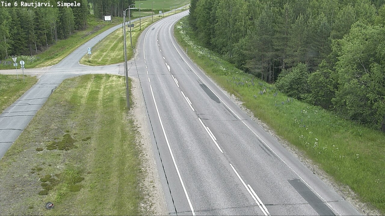 Kelikamerat Kuva Tie 6 Rautjärvi, Simpele, Rautjärvi, Etelä-Karjala