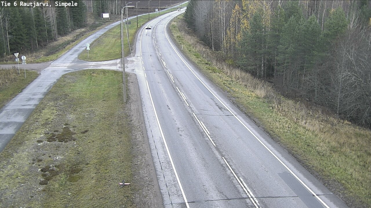 Kelikamerat Kuva Tie 6 Rautjärvi, Simpele, Rautjärvi, Etelä-Karjala