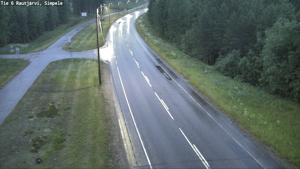 Kelikamerat Kuva Tie 6 Rautjärvi, Simpele, Rautjärvi, Etelä-Karjala