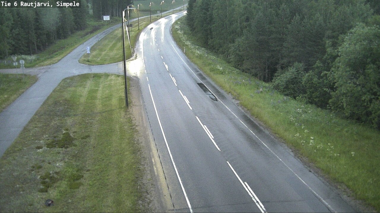 Kelikamerat Kuva Tie 6 Rautjärvi, Simpele, Rautjärvi, Etelä-Karjala