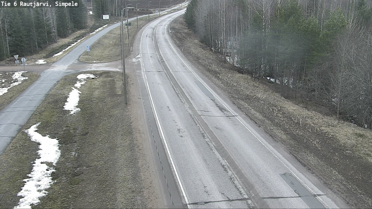 Kelikamerat Kuva Tie 6 Rautjärvi, Simpele, Rautjärvi, Etelä-Karjala